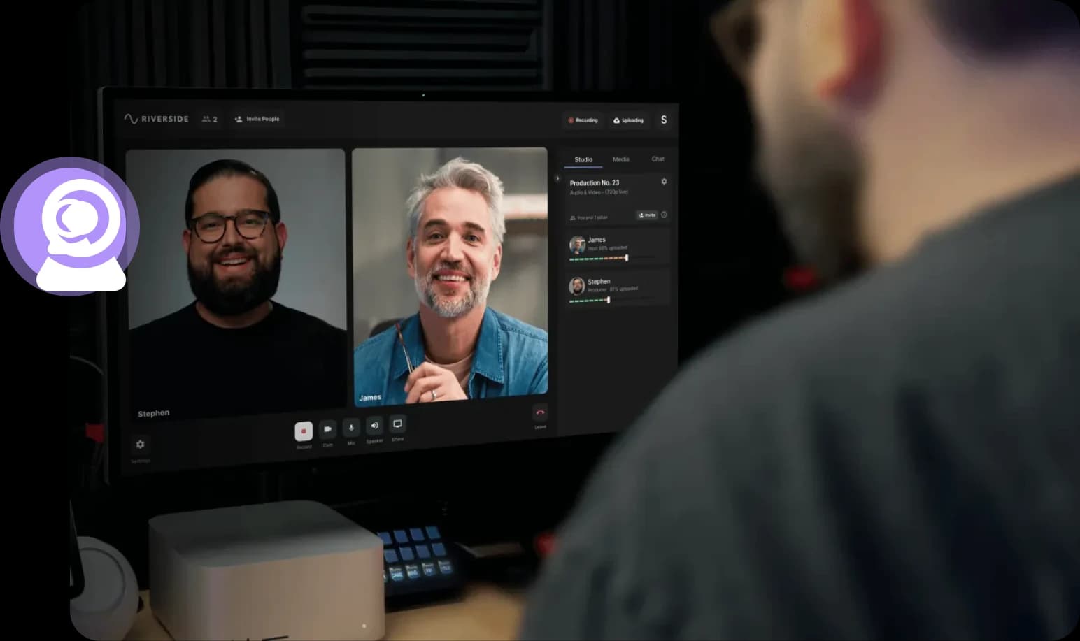 webcam recording video creation