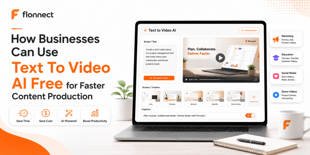 How Businesses Can Use Text To Video AI Free for Faster Content Production