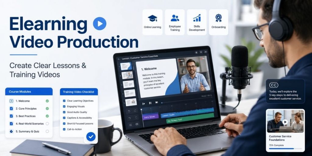 Elearning Video Production Create Clear Training Videos