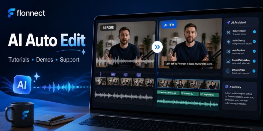 How to Use AI Auto Edit for Tutorials, Demos and Support Videos